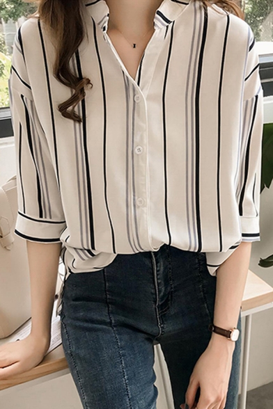 horizontal striped shirt womens