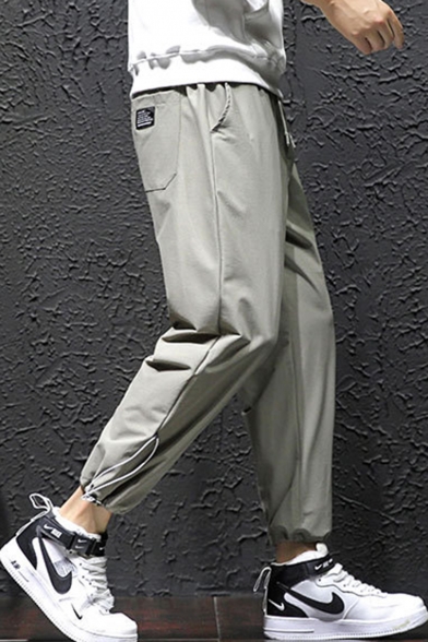 Guys New Fashion Cool Camouflage Printed Drawstring Waist Casual Carrot Pants