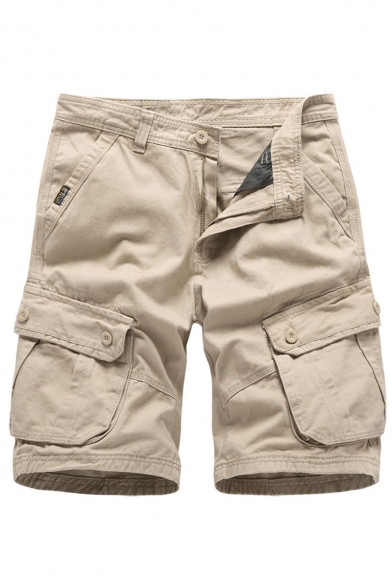Company 81 Men`s Cargo Shorts Stretch Fit Multi-Pocket Outdoor Cotton Cargo Shorts for Men