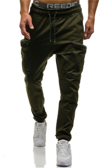 mens slim fit camo joggers