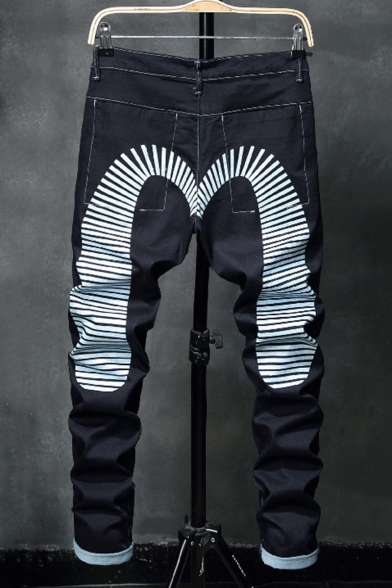 men jeans with strips