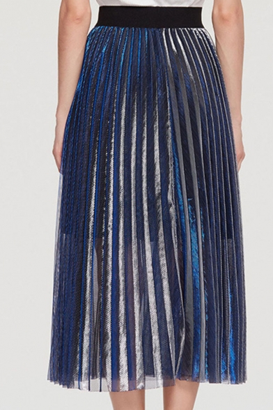 midi skirt elastic waistband