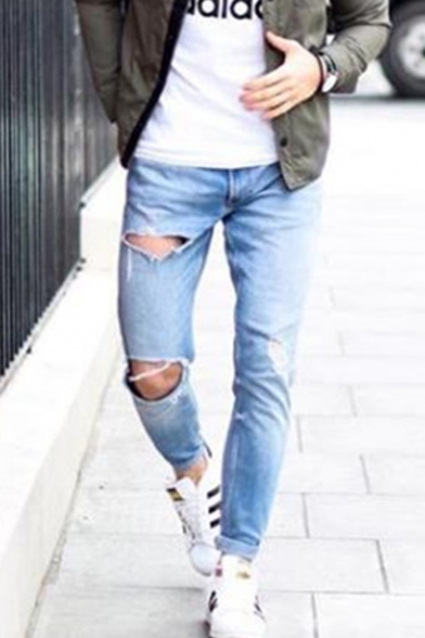 ripped hole jeans