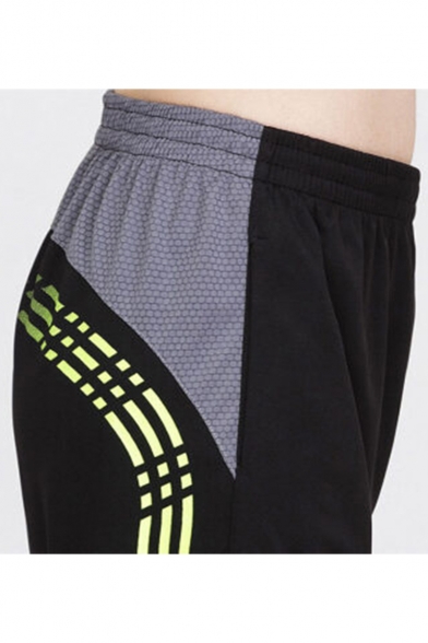 Popular Fashion Colorblocked Stripe Printed Quick Drying Jog Lounge Pants Sweatpants for Men