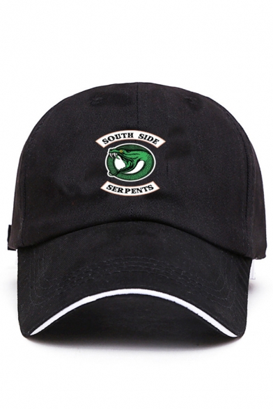 Trendy South Side Snake Logo Printed Unisex Baseball Cap