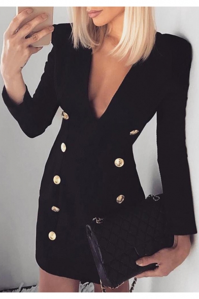 black blazer dress for women