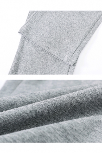 Men's New Fashion Colorblock Drawstring Waist Casual Comfortable Cotton Sweatpants