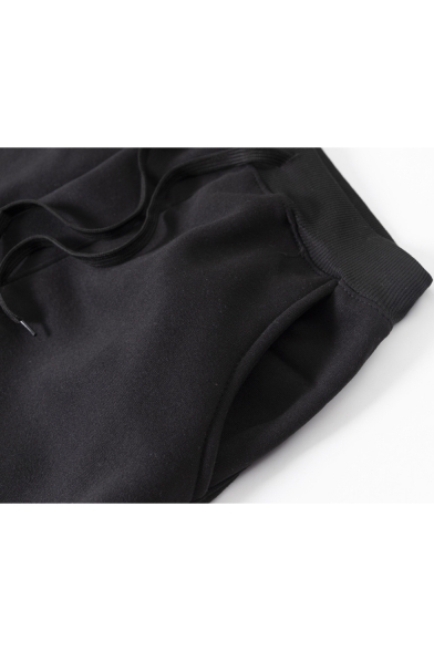 Men's Popular Fashion Logo Printed Drawstring Waist Slim Fit Casual Sports Sweatpants