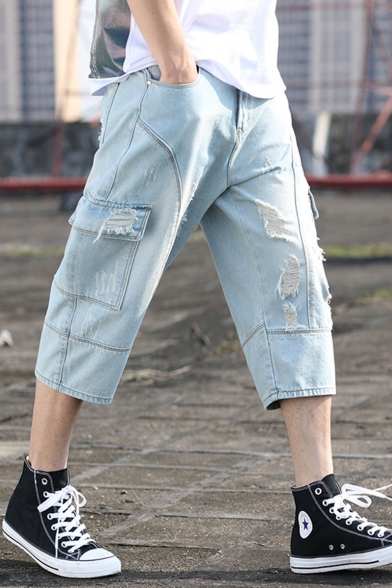 cropped jeans men's style