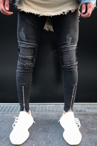 black skinny jeans outfit mens
