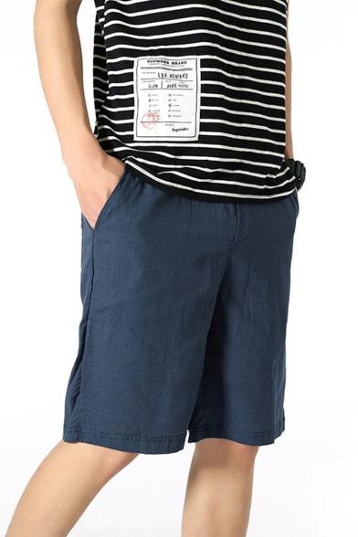 mens summer linen shorts