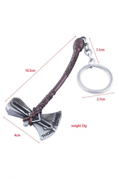 Hot Popular Funny Cool Battle Axe Shaped Key Ring