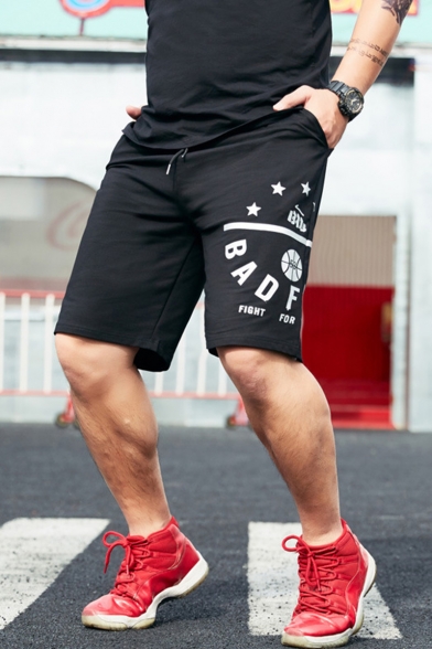 graphic sweat shorts