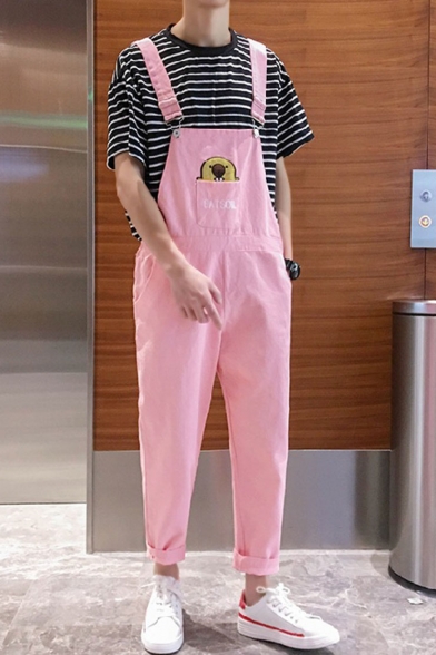 cute pink overalls