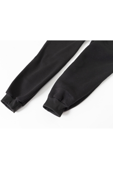 Men's Popular Fashion Logo Printed Drawstring Waist Slim Fit Casual Sports Sweatpants