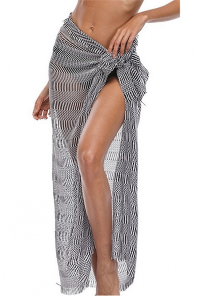Women's Holiday Sexy Fashion Functional Multi-Way Maxi Beach Wrap Skirt