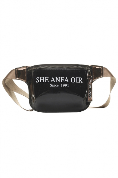 Fashion Letter SHE ANFA OIP Printed Laser Crossbody Chest Bag Belt Bag 26*14*6 CM