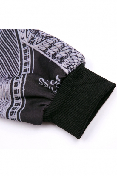 Popular Fashion Dollar Printed Drawstring Waist Black Casual Loose Sport Sweatpants