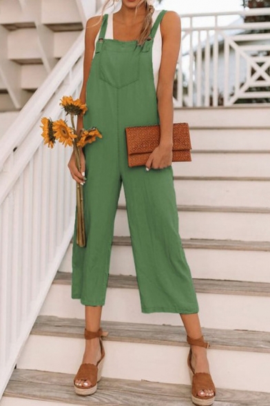 green overall jumpsuit