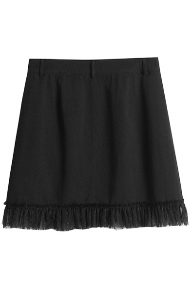 plus size black tennis skirt