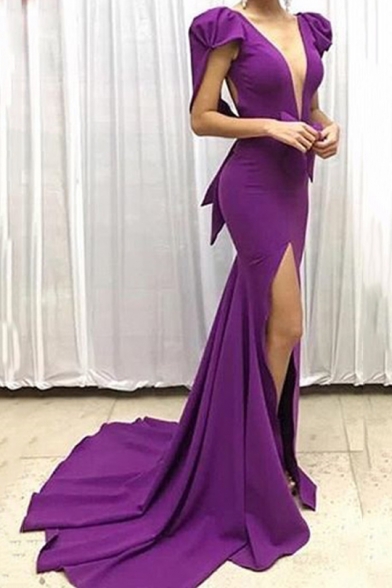purple dress womens