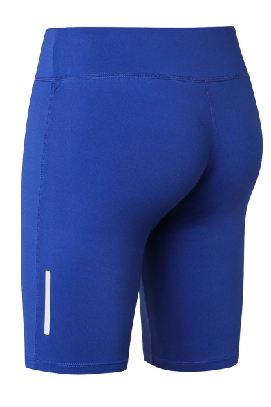 Summer Hot Stylish Fold Over Waist Quick -Drying Skinny Sport Yoga Bermuda Shorts