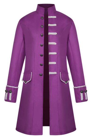 long purple jacket