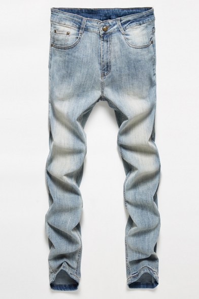 vintage light blue jeans