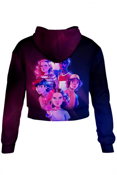 stranger things cropped sweatshirt