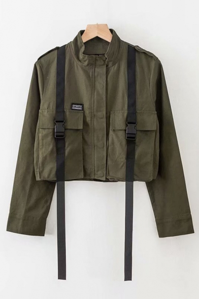 cropped cargo jacket