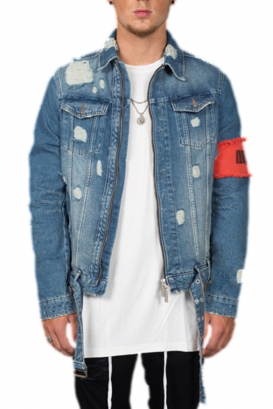 jean jacket with short sleeves