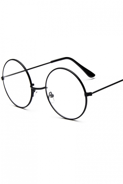 Harry Potter Classic Vintage Big Circle Black Eyeglasses