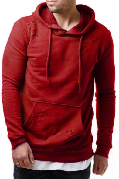 mens plain pullover hoodie