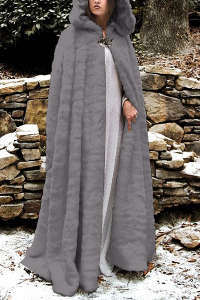 winter hooded cloak