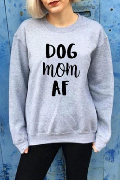 dog mom af sweatshirt