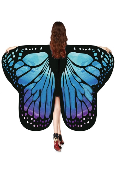 Halloween Series Unique Butterfly Wing Cape Poncho for Adult
