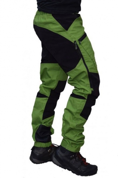green hiking pants