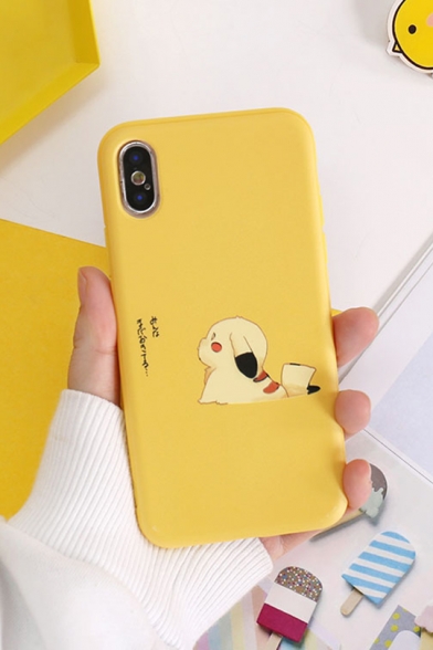 Popular Yellow Cartoon Comic Character Printed iPhone Case