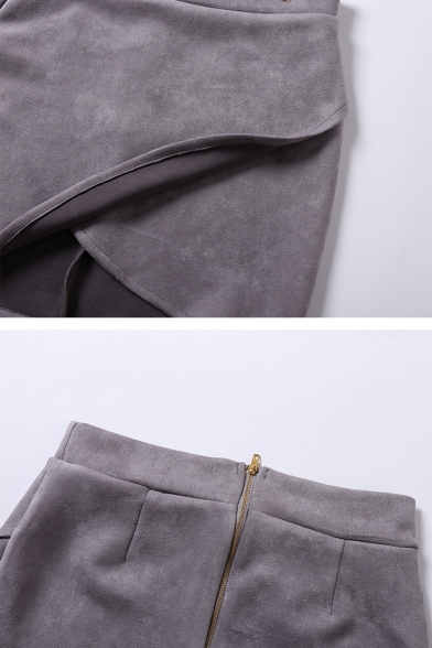 New Arrival Summer Plain Print Hardware Sleeveless Strap Cami Tulip Skirt Co-ords