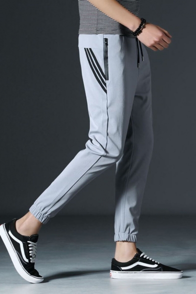 Black Cotton Side Stripe Wide Leg Track Pants | PrettyLittleThing AUS