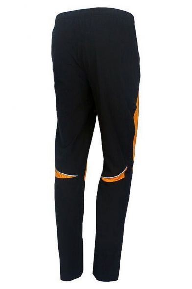 Men's New Fashion Colorblock Pattern Outdoor Quick-drying Straight Track Pants