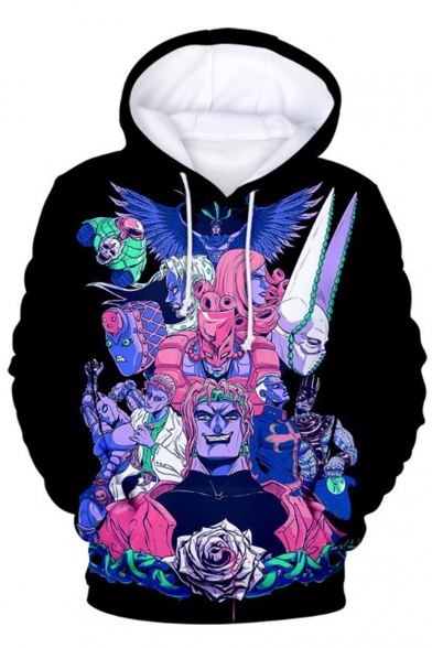New Fashion Comic Character 3D Printed Long Sleeve Unisex Loose Pullover Hoodie