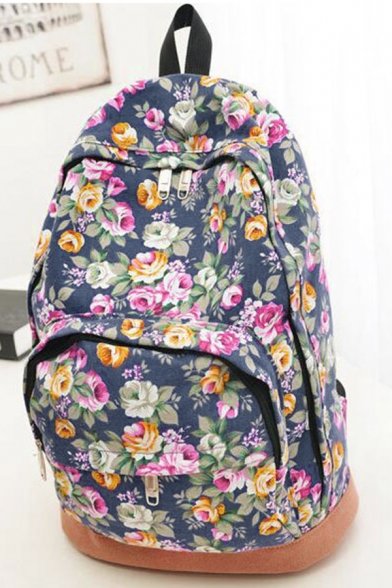 floral school bags