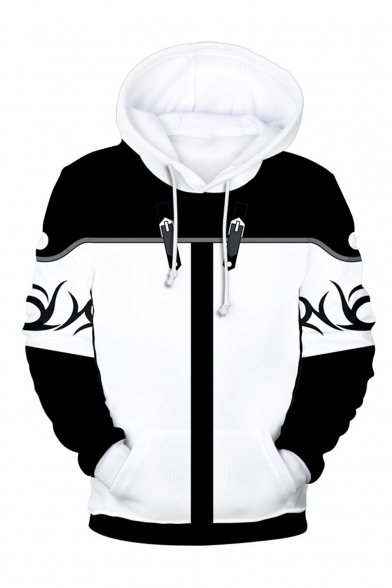 Popular Kingdom Hearts 3D Printed Cosplay Costume Drawstring Hooded Long Sleeve Casual Loose Hoodie