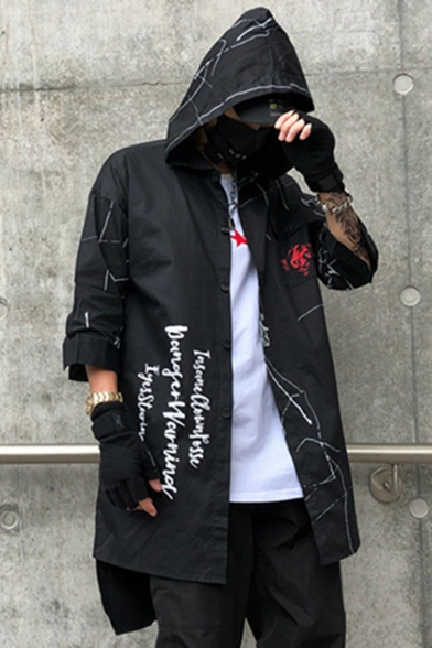 trench jacket with hood