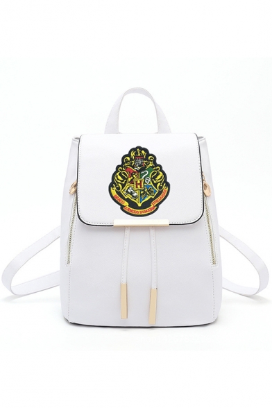 New Fashion University Badge Patched Traveling Bag Backpack 13inch