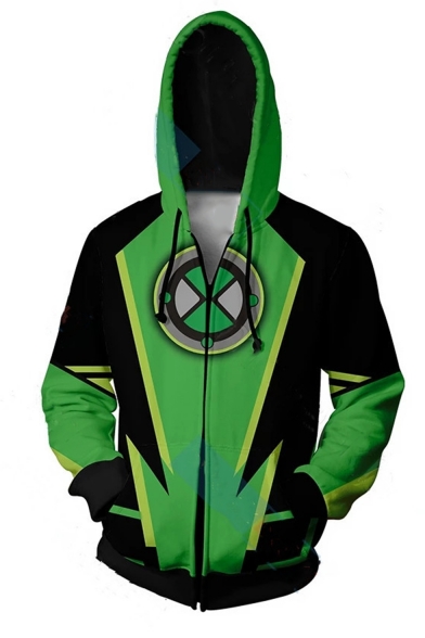 Ben10 Alien Force Polymorph hoodie Sweatshirt Cosplay Costume zip up coat Jacket 