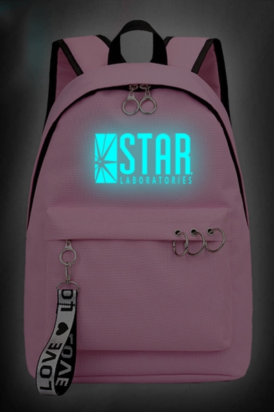 Popular Simple Letter Logo Star Printed Students School Bag Backpack 30*16*44cm