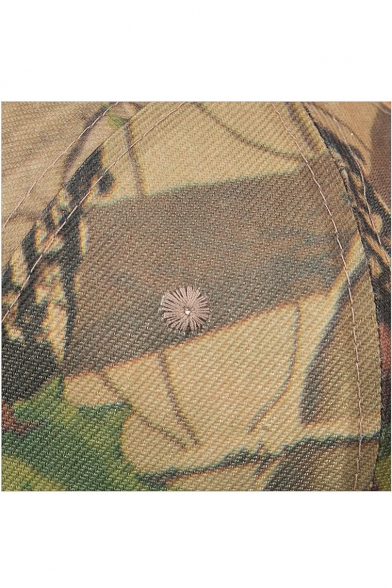 Fashion Army Green Camo Printed Trump 2020 Letter Embroidery Baseball Cap