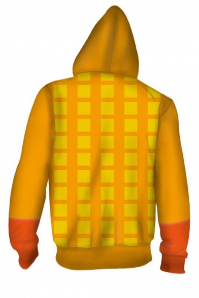 yellow zip up sweater